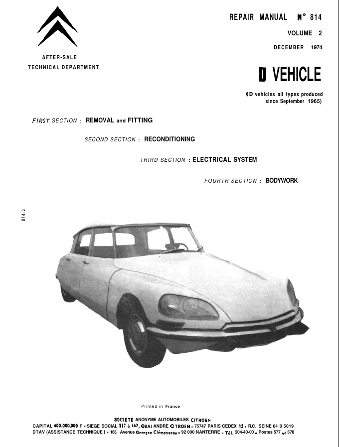 Repair Manual Nr 814 Volume 2