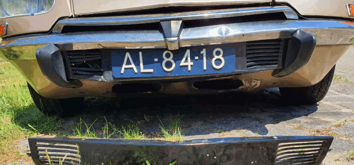 Vervangen nummerplaathouder aan de voorzijde (3de neus)
